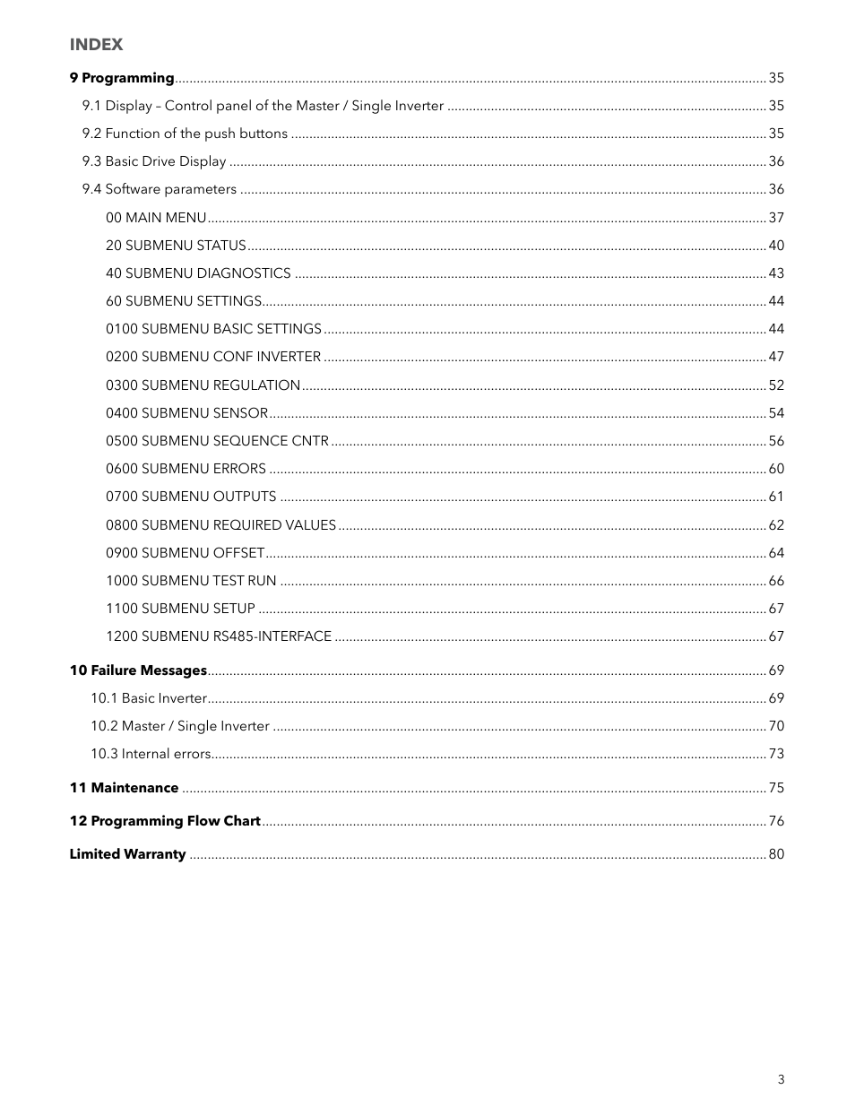 Xylem IM223 R04 Hydrovar Pump Control User Manual | Page 3 / 80