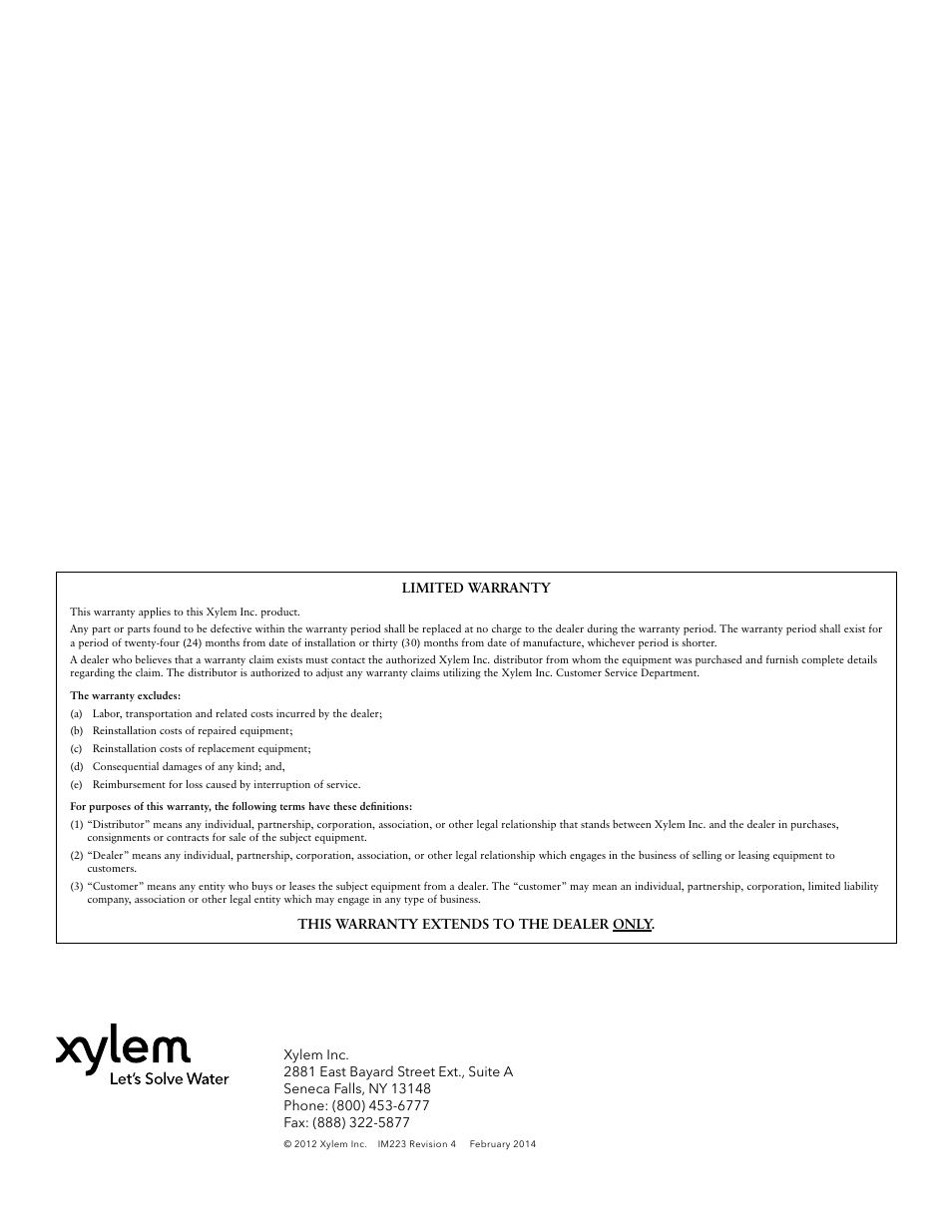 Xylem IM223 R04 Hydrovar Pump Control User Manual | Page 80 / 80