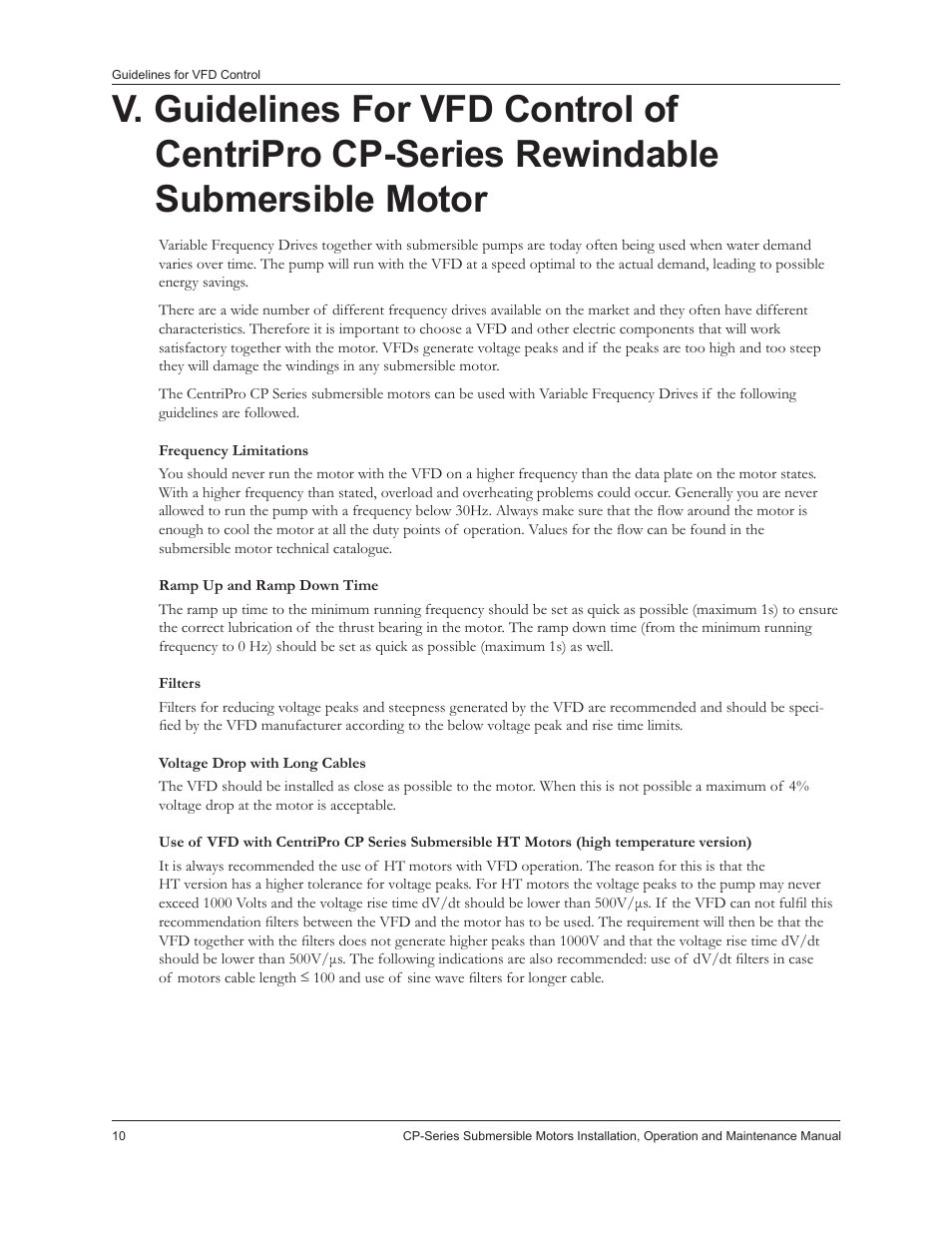 Xylem IM226R02 CP-Series Submersible Motors User Manual | Page 12 / 24