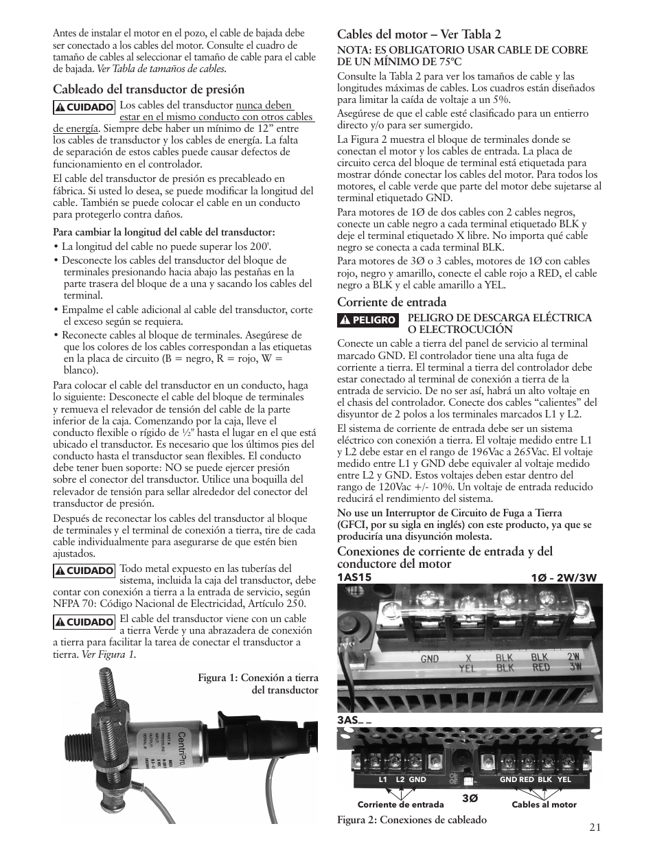 Xylem IM229 R06 Aquavar SOLO User Manual | Page 21 / 48