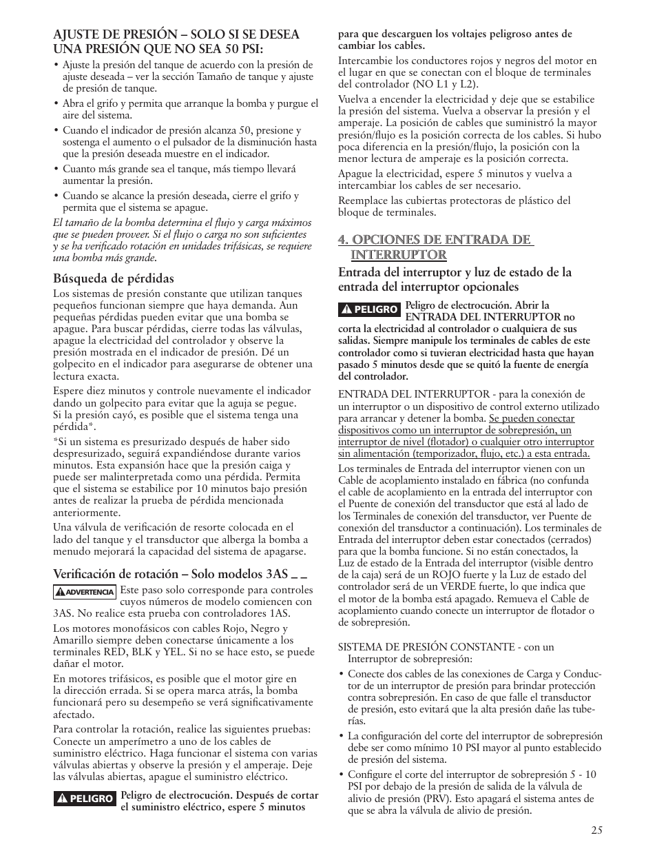 Xylem IM229 R06 Aquavar SOLO User Manual | Page 25 / 48