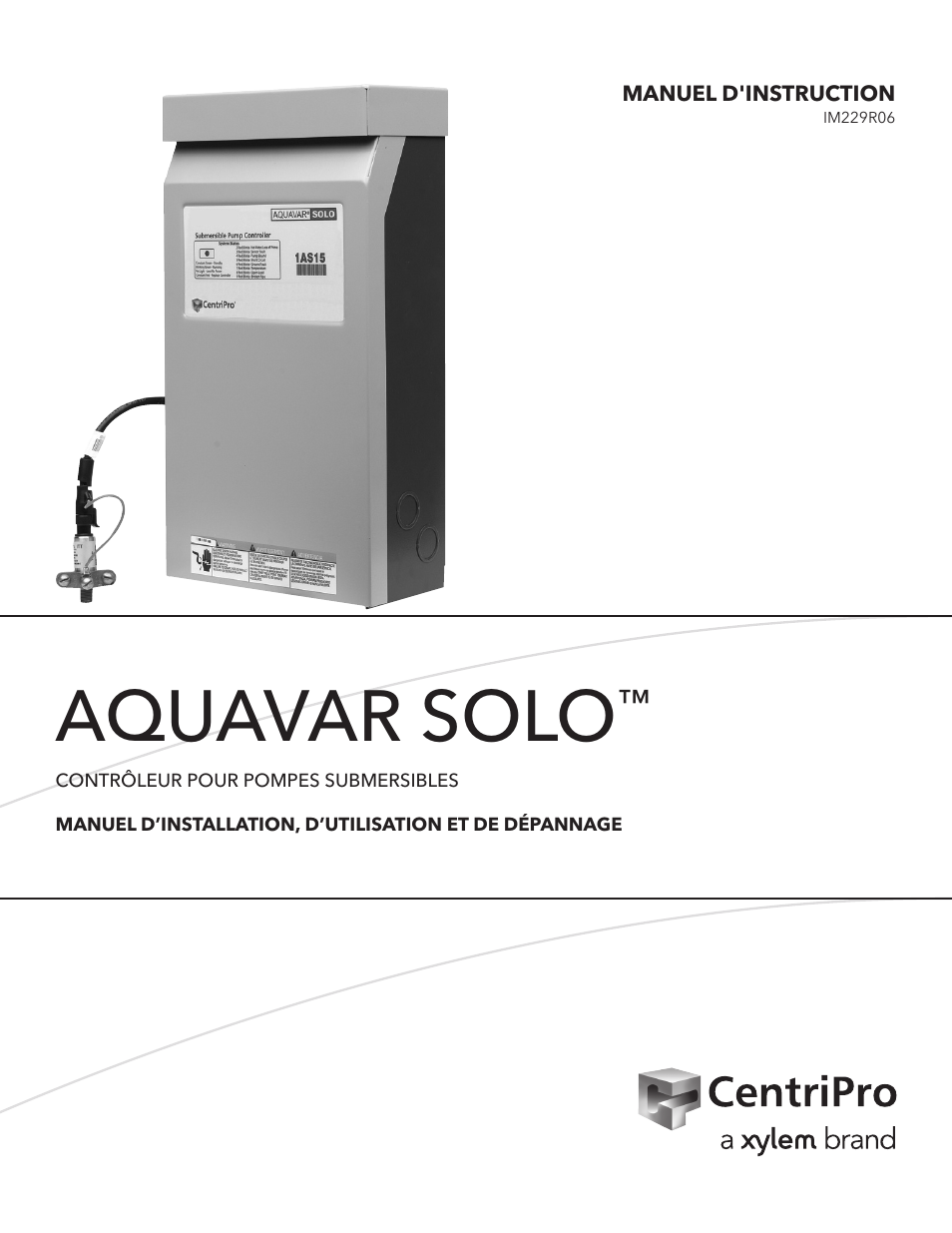 Aquavar solo | Xylem IM229 R06 Aquavar SOLO User Manual | Page 33 / 48