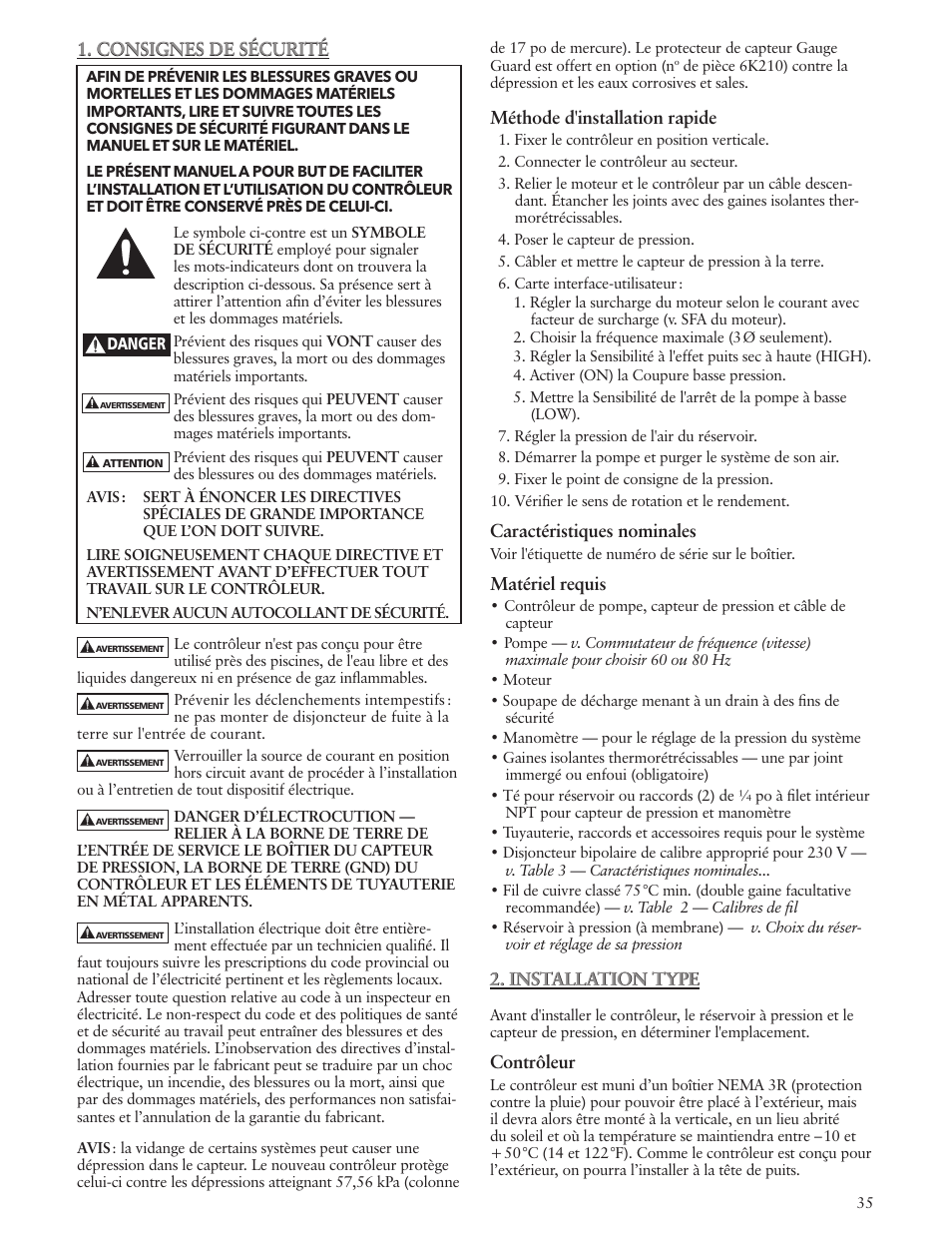 Xylem IM229 R06 Aquavar SOLO User Manual | Page 35 / 48