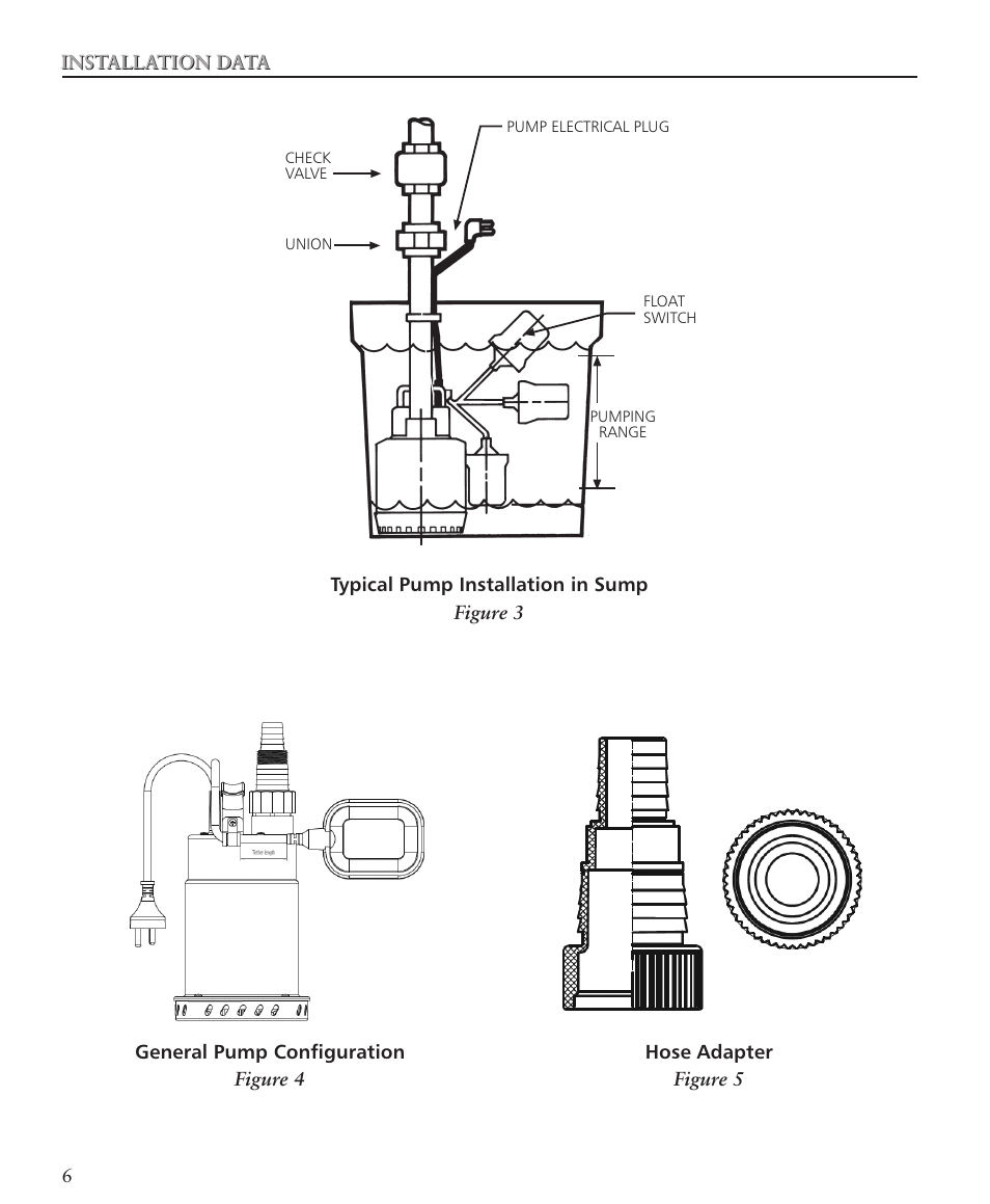 Xylem IM236 R01 Sump Pumps User Manual | Page 6 / 8