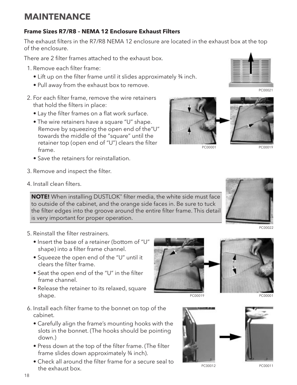 Maintenance | Xylem IM250R03 Aquavar CPC-FD User Manual | Page 18 / 44
