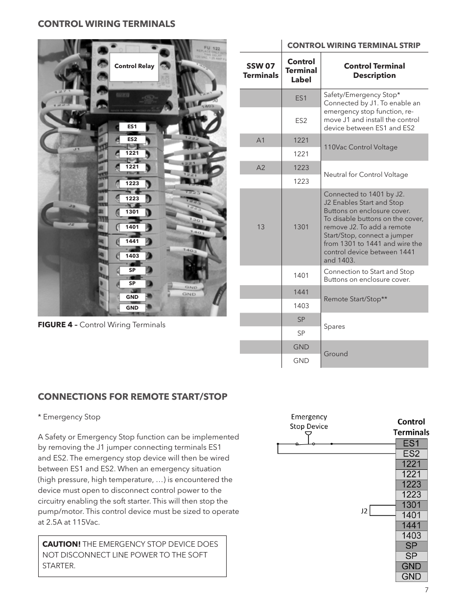 Xylem IM253 R0 AquaStart Combination Soft Starters User Manual | Page 7 / 16