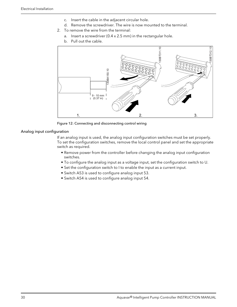 Xylem IM255 AQUAVAR Intelligent Pump Controller User Manual | Page 32 / 148