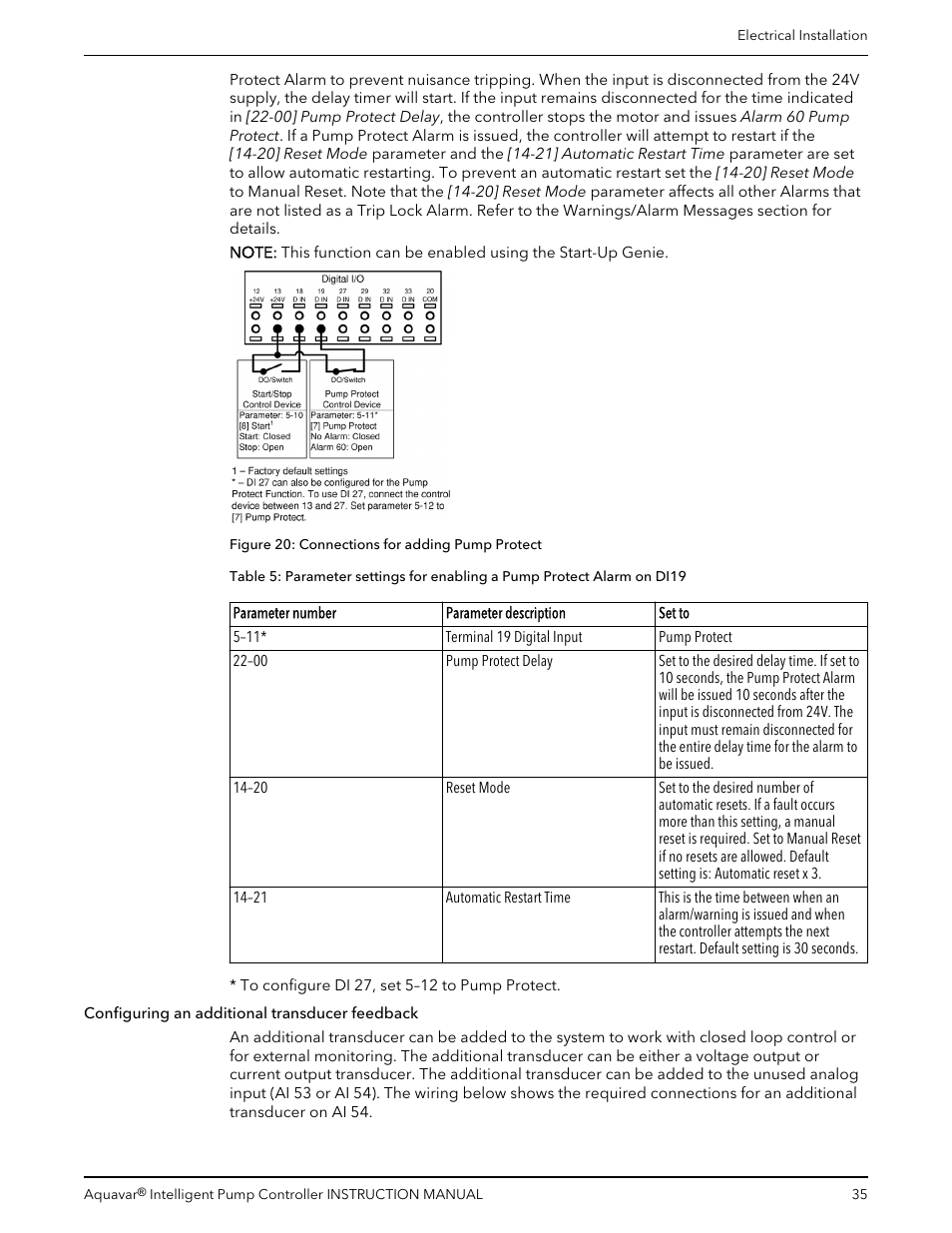 Xylem IM255 AQUAVAR Intelligent Pump Controller User Manual | Page 37 / 148