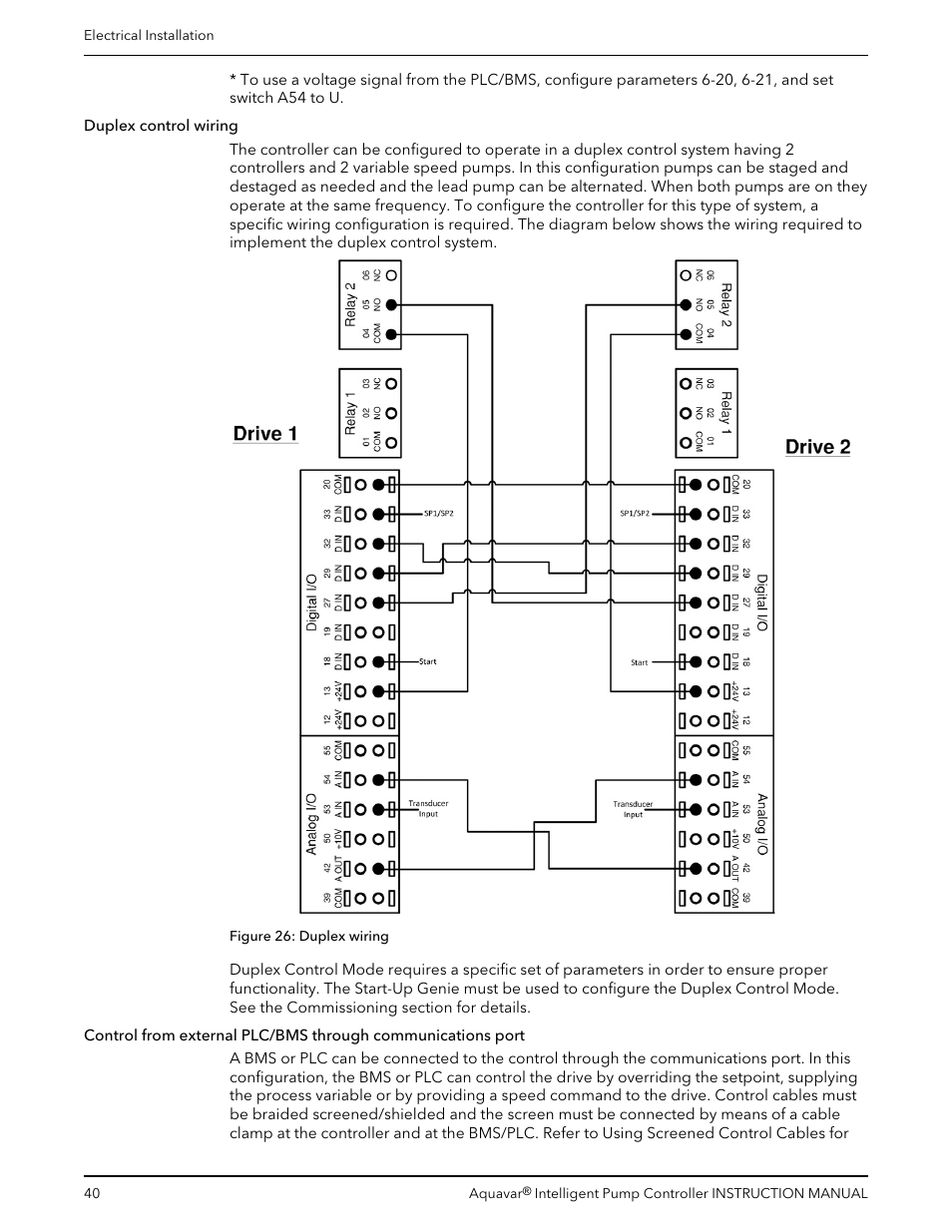 Xylem IM255 AQUAVAR Intelligent Pump Controller User Manual | Page 42 / 148