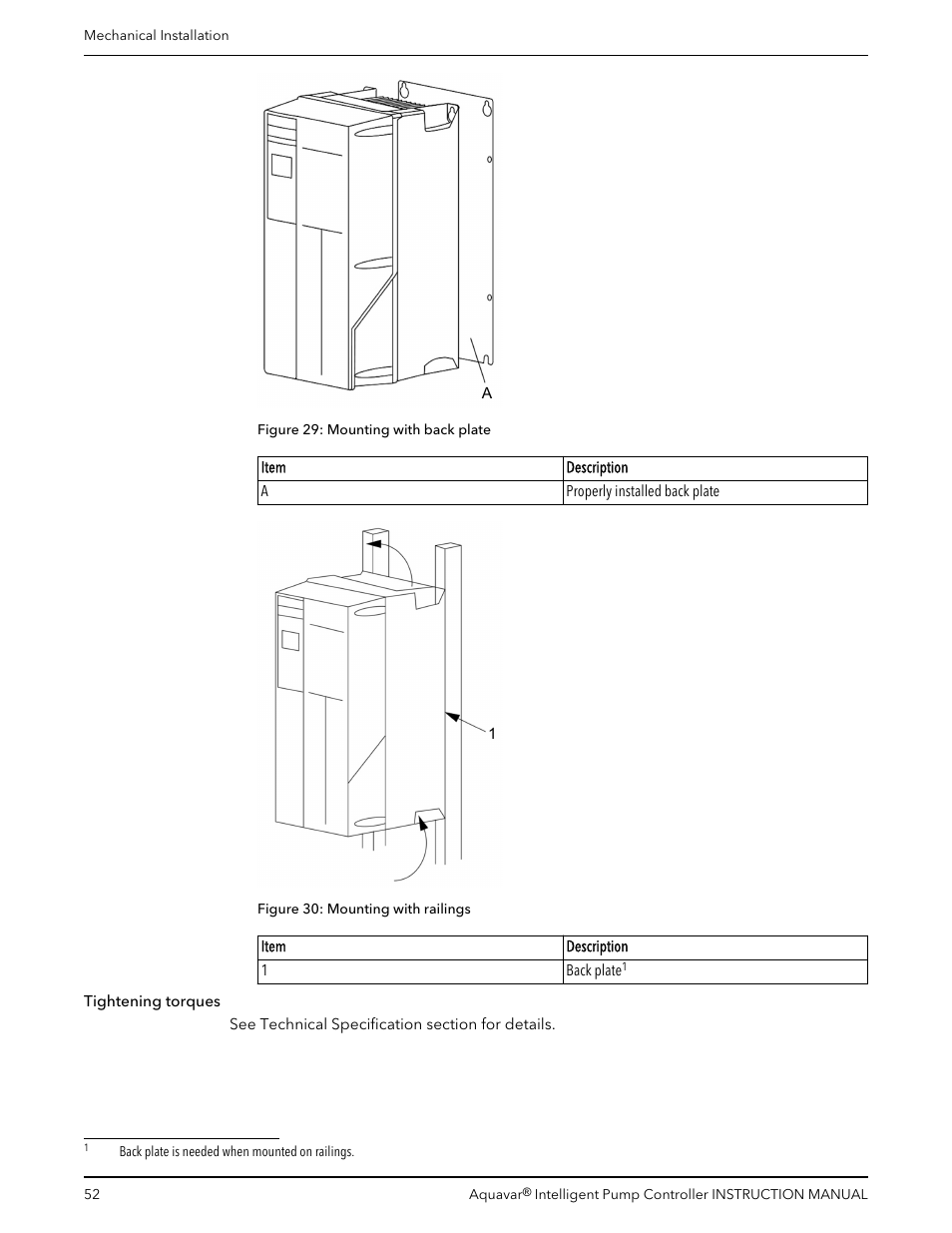 Xylem IM255 AQUAVAR Intelligent Pump Controller User Manual | Page 54 / 148