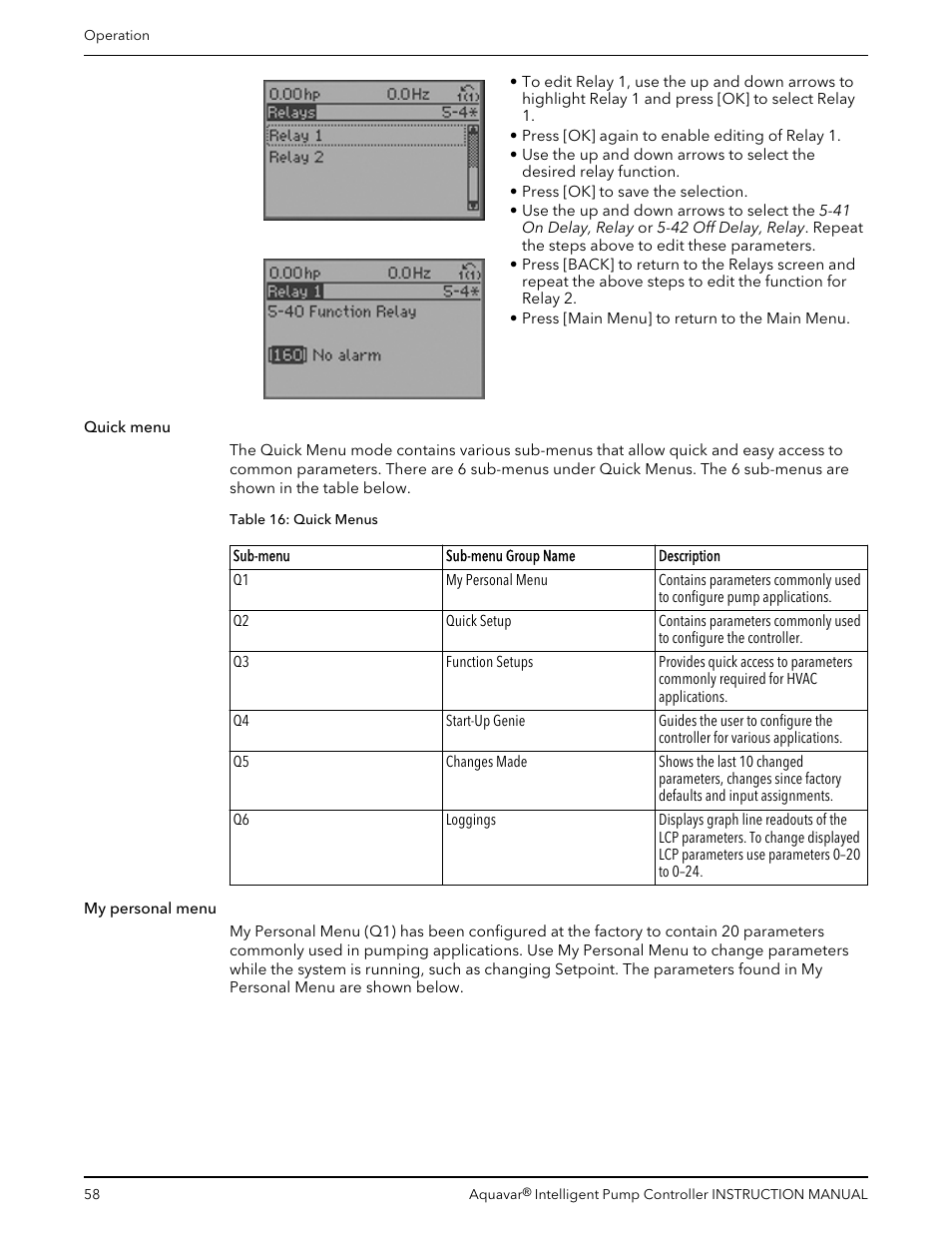 Xylem IM255 AQUAVAR Intelligent Pump Controller User Manual | Page 60 / 148