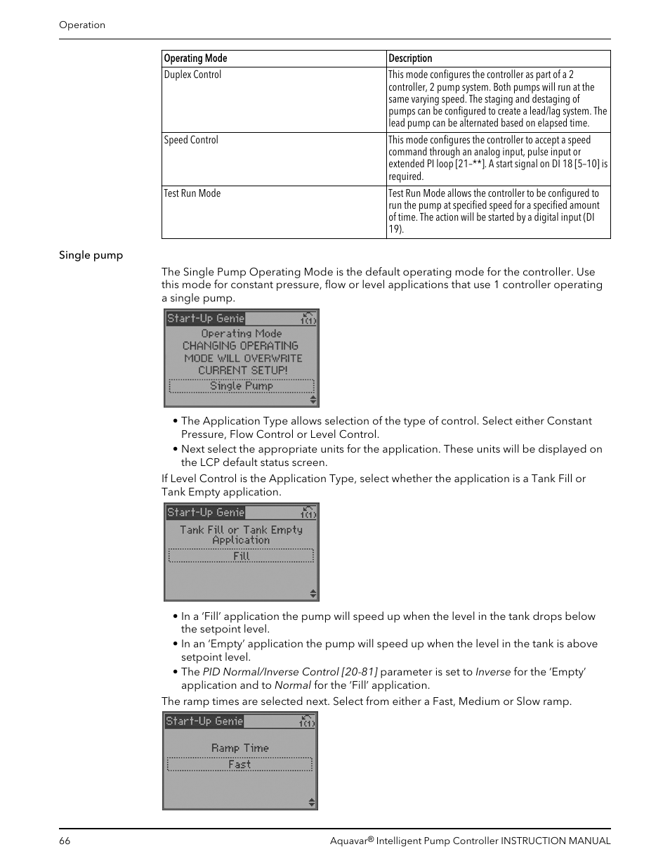 Xylem IM255 AQUAVAR Intelligent Pump Controller User Manual | Page 68 / 148