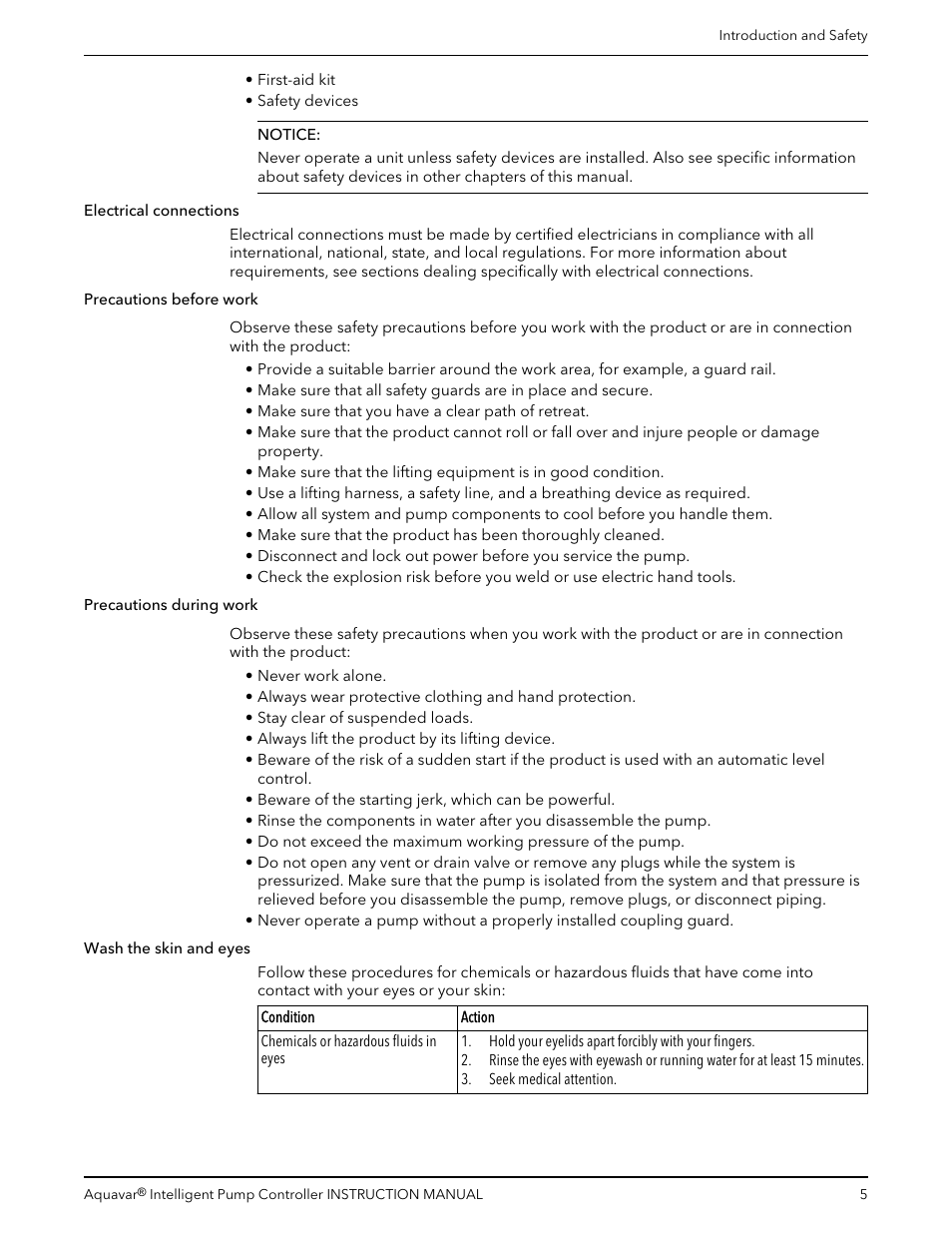 Xylem IM255 AQUAVAR Intelligent Pump Controller User Manual | Page 7 / 148