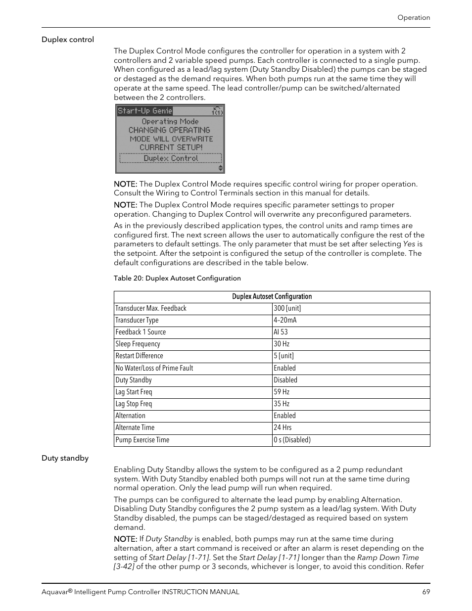 Xylem IM255 AQUAVAR Intelligent Pump Controller User Manual | Page 71 / 148