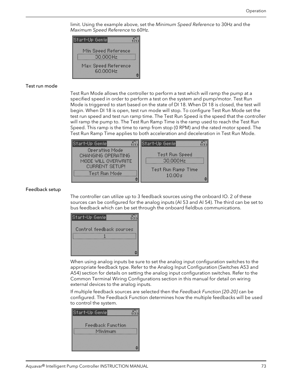 Xylem IM255 AQUAVAR Intelligent Pump Controller User Manual | Page 75 / 148