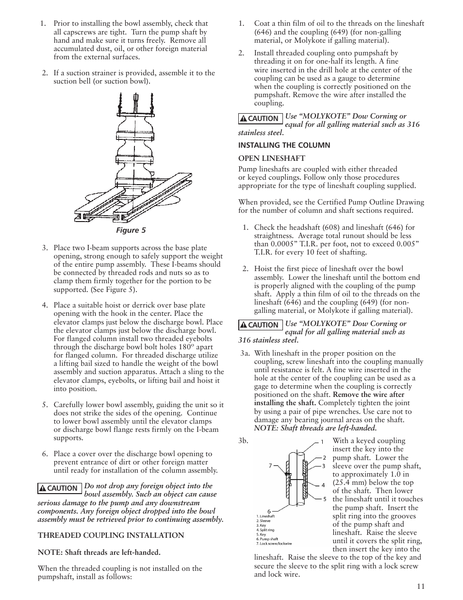 Xylem IMVIC R01 Model VIC Vertical Industrial Turbine Can Pumps User Manual | Page 11 / 32