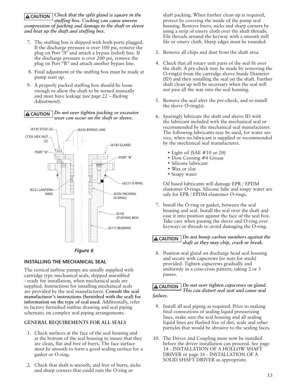 Xylem IMVIC R01 Model VIC Vertical Industrial Turbine Can Pumps User Manual | Page 13 / 32