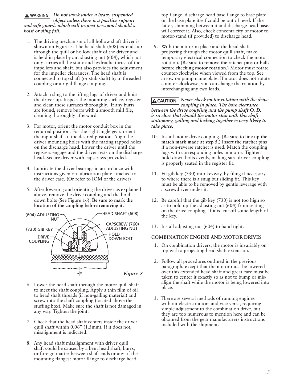 Xylem IMVIC R01 Model VIC Vertical Industrial Turbine Can Pumps User Manual | Page 15 / 32