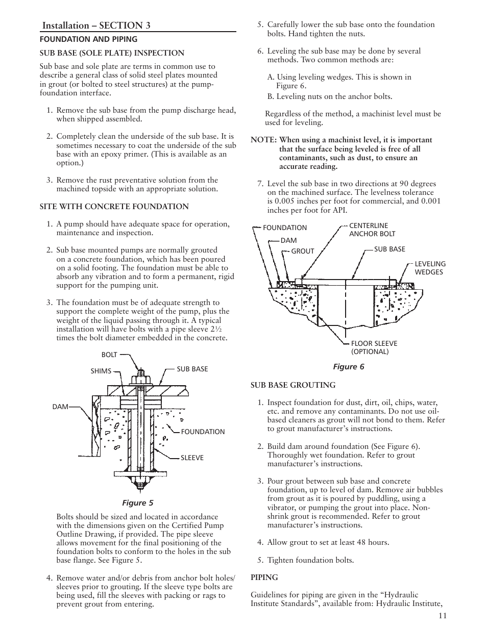 Xylem IMVIT R01 Model VIT Vertical Industrial Turbine Pumps User Manual | Page 11 / 72