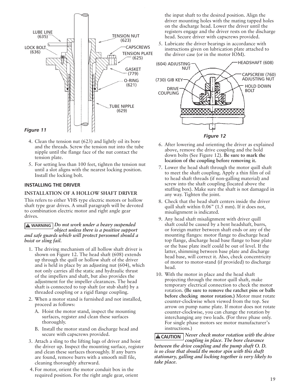 Xylem IMVIT R01 Model VIT Vertical Industrial Turbine Pumps User Manual | Page 19 / 72