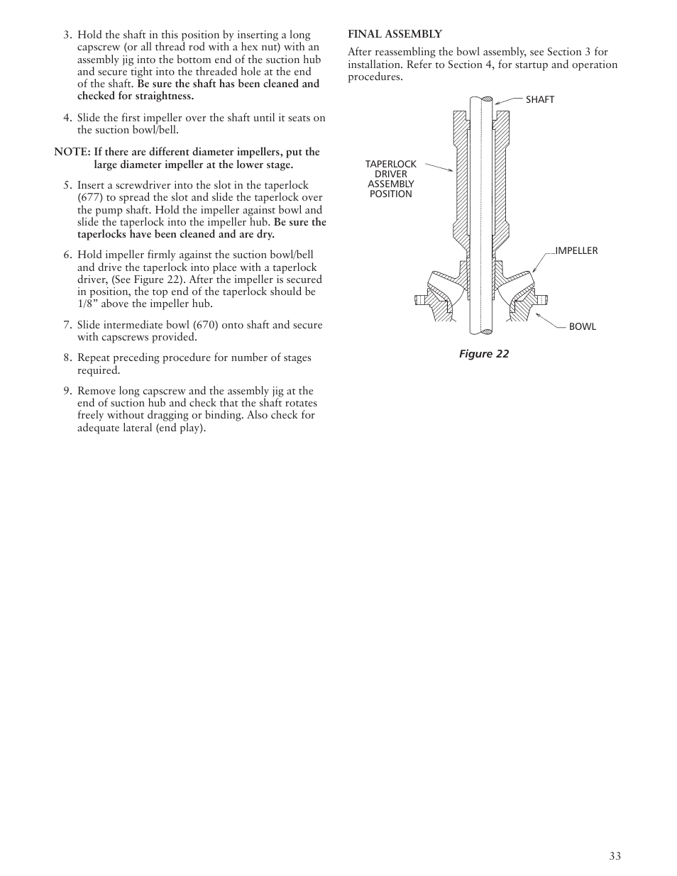 Xylem IMVIT R01 Model VIT Vertical Industrial Turbine Pumps User Manual | Page 33 / 72