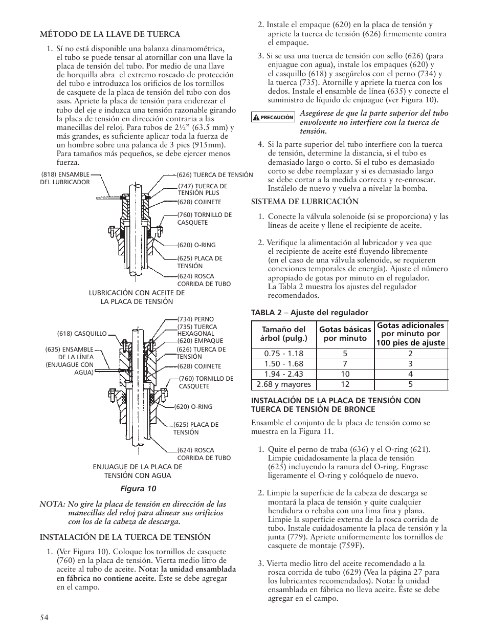 Xylem IMVIT R01 Model VIT Vertical Industrial Turbine Pumps User Manual | Page 54 / 72