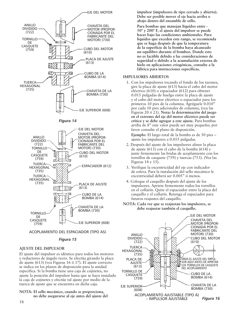 Xylem IMVIT R01 Model VIT Vertical Industrial Turbine Pumps User Manual | Page 58 / 72