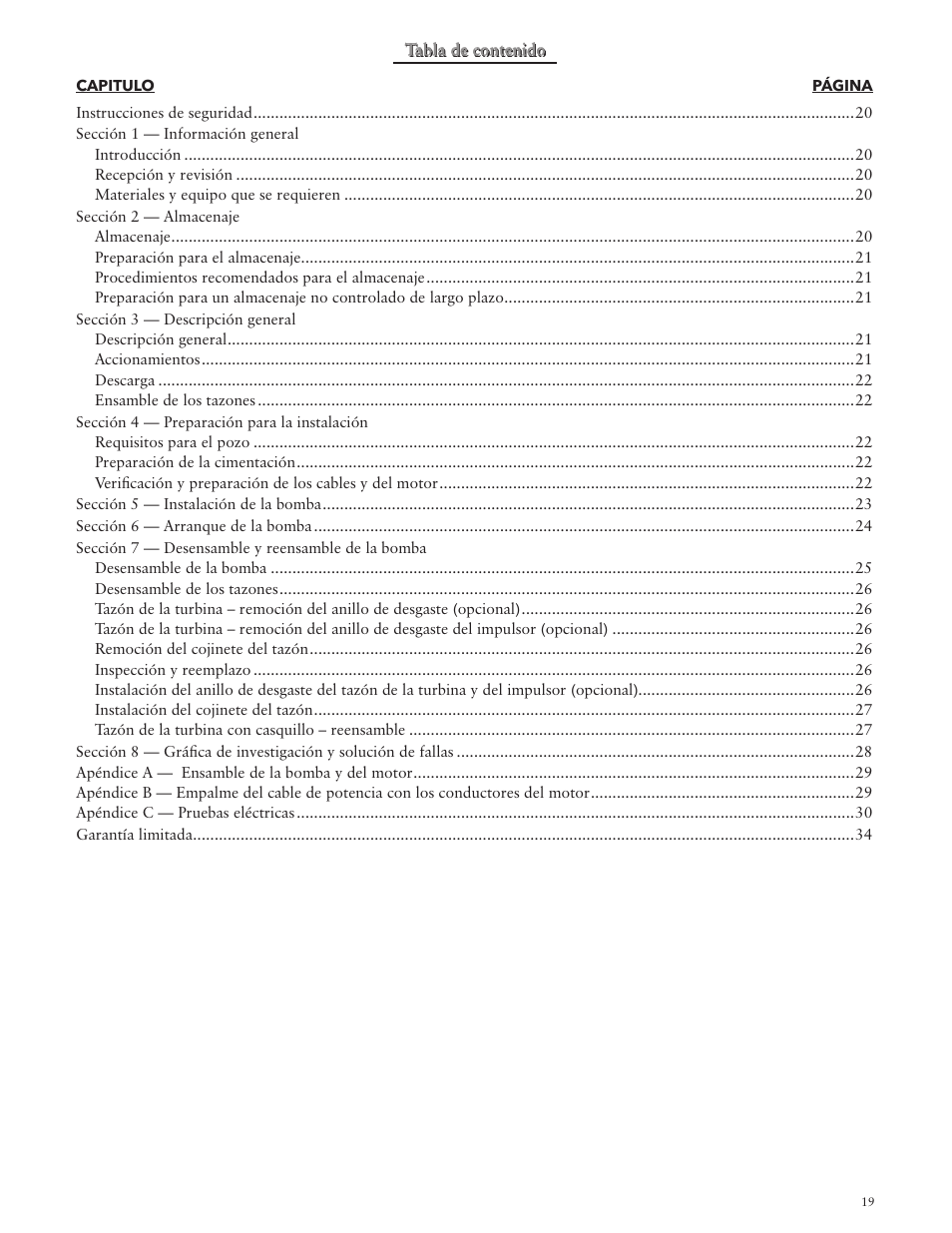 Xylem IMVS R01 Model VS Vertical Industrial Turbine Pumps User Manual | Page 19 / 52