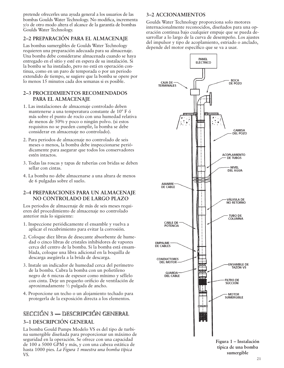 Xylem IMVS R01 Model VS Vertical Industrial Turbine Pumps User Manual | Page 21 / 52