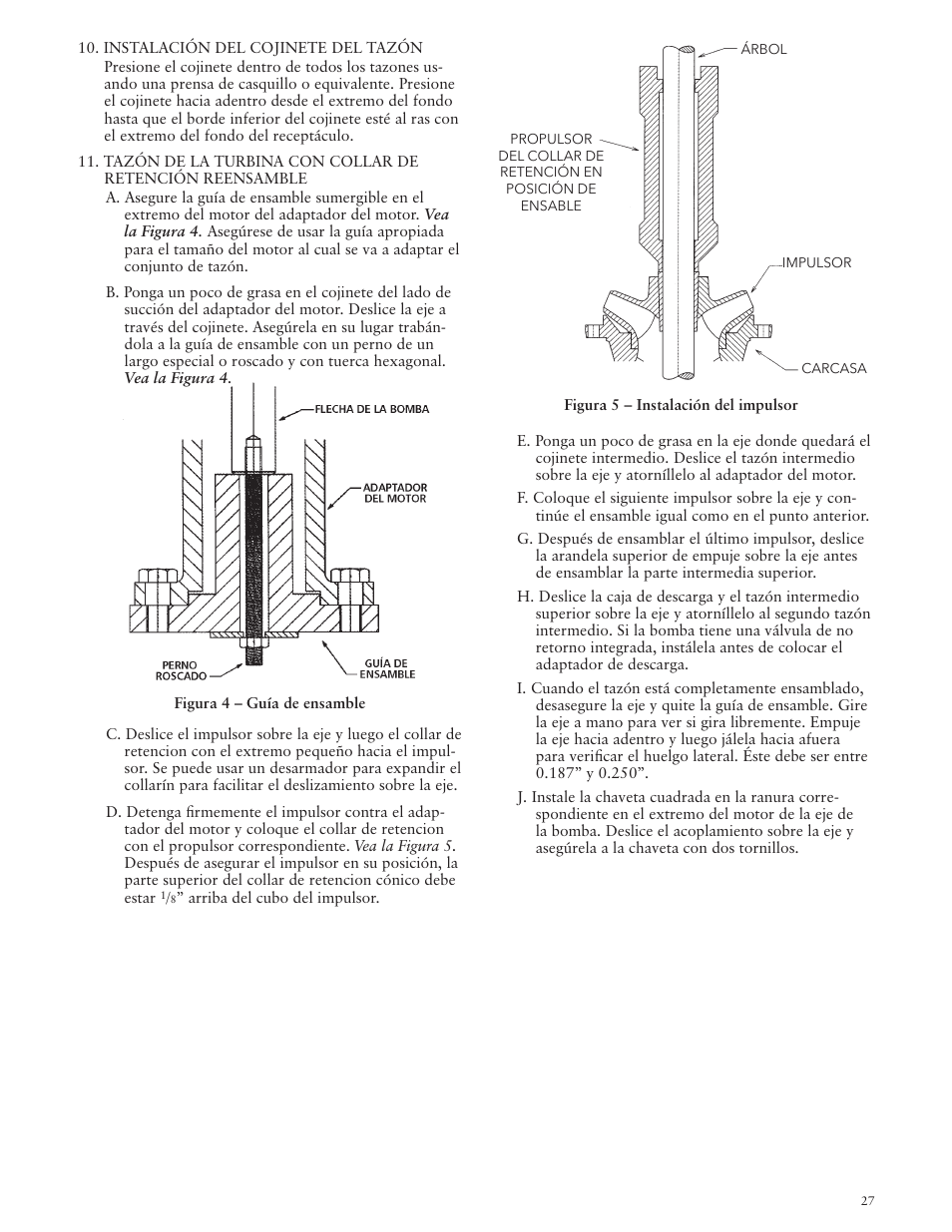Xylem IMVS R01 Model VS Vertical Industrial Turbine Pumps User Manual | Page 27 / 52