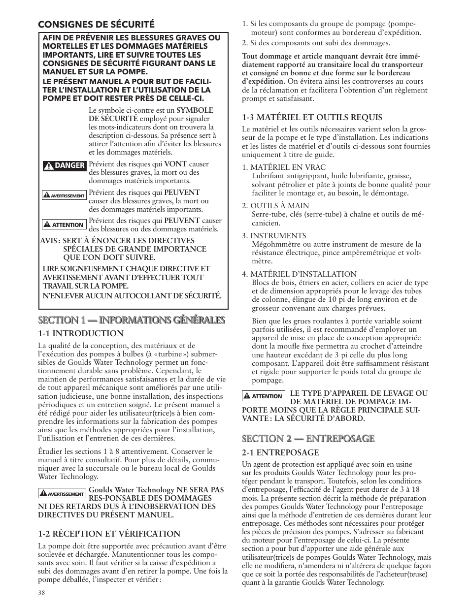 Xylem IMVS R01 Model VS Vertical Industrial Turbine Pumps User Manual | Page 38 / 52
