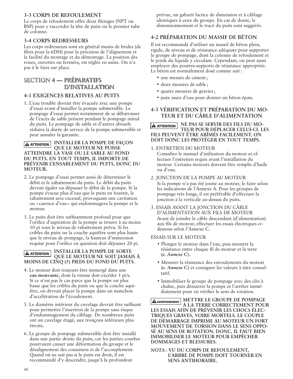 Xylem IMVS R01 Model VS Vertical Industrial Turbine Pumps User Manual | Page 40 / 52