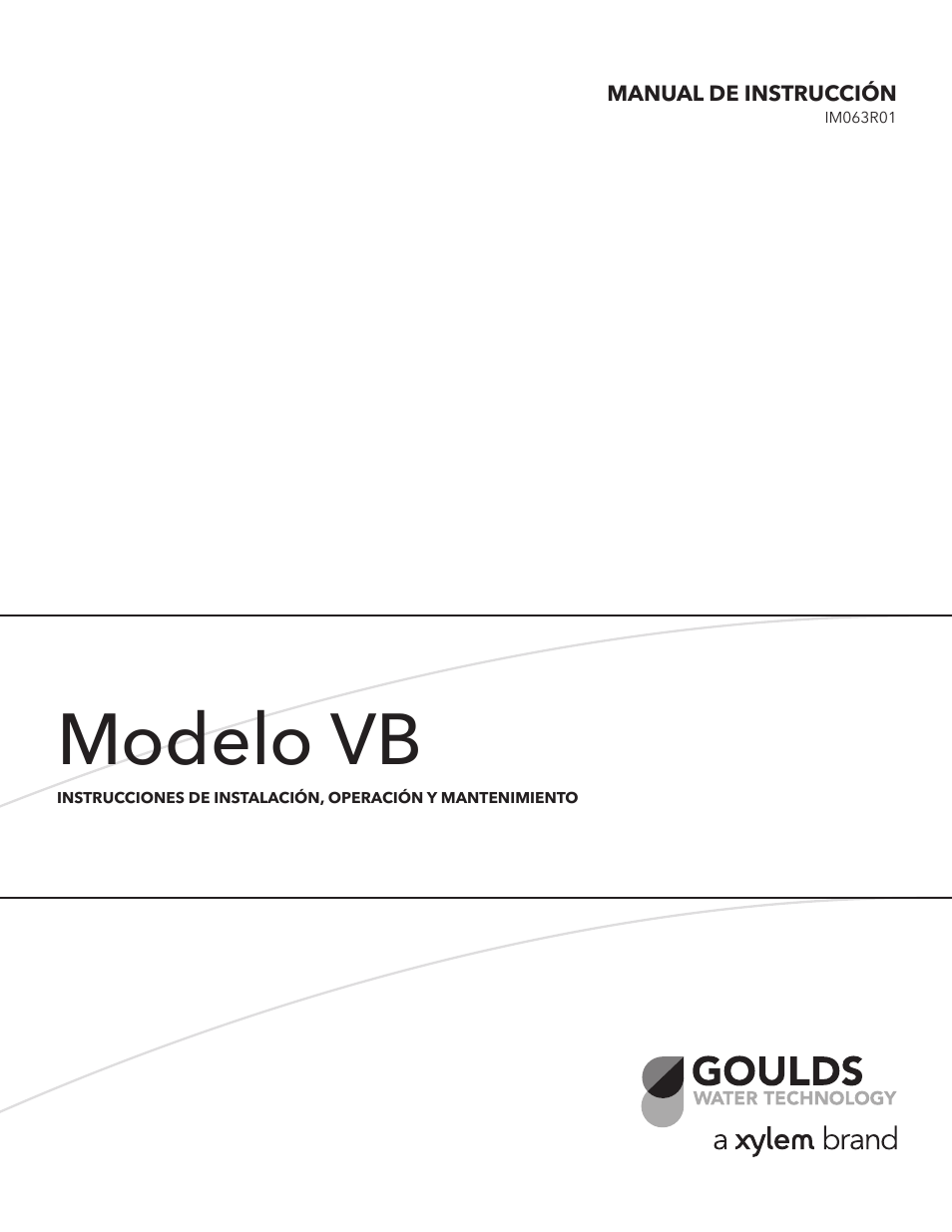 Modelo vb | Xylem IM063R01 Model VB User Manual | Page 6 / 16