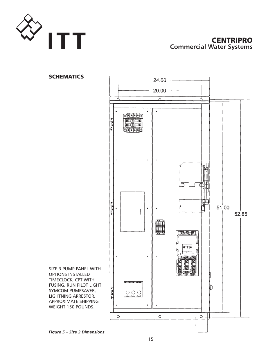 Xylem IM192R00 FloStandard SIMPLEX PUMP CONTROL PANEL User Manual | Page 15 / 24