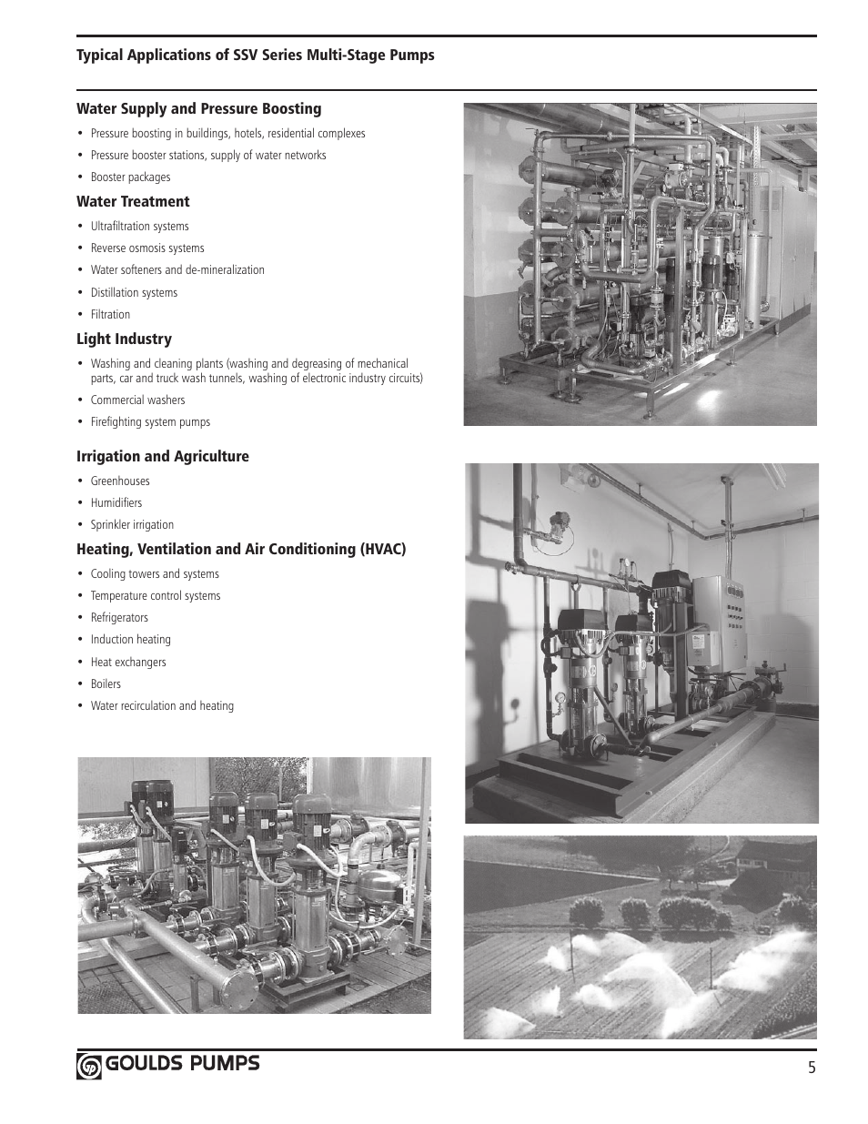 Xylem GLSSV2 SSV Series Vertical Multi-Stage Pumps D1 User Manual | Page 7 / 68