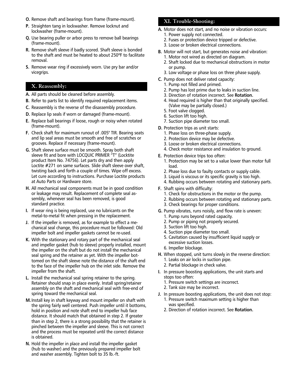 Xylem IM014 Model SST-C and Model SST-F User Manual | Page 3 / 4