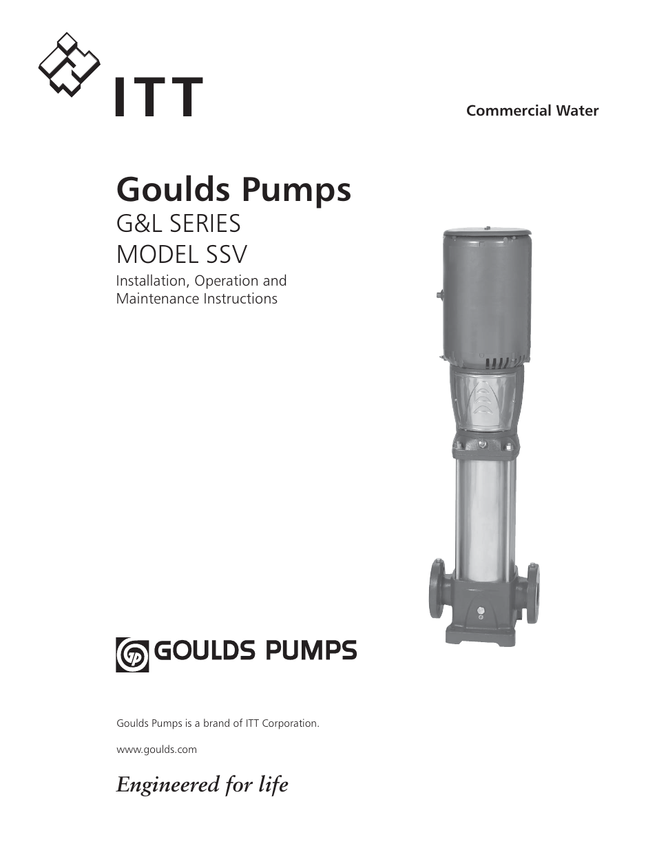 Xylem IM018 R07 G&L SERIES MODEL SSV User Manual | 56 pages