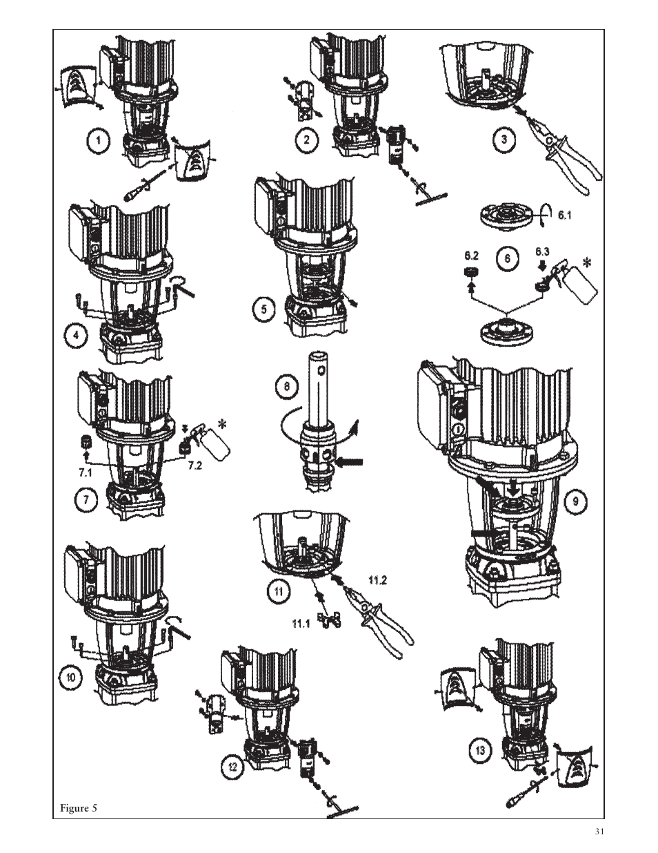 Xylem IM018 R07 G&L SERIES MODEL SSV User Manual | Page 31 / 56