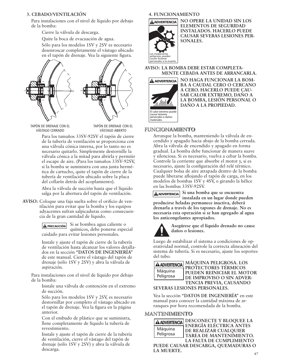 Xylem IM018 R07 G&L SERIES MODEL SSV User Manual | Page 47 / 56