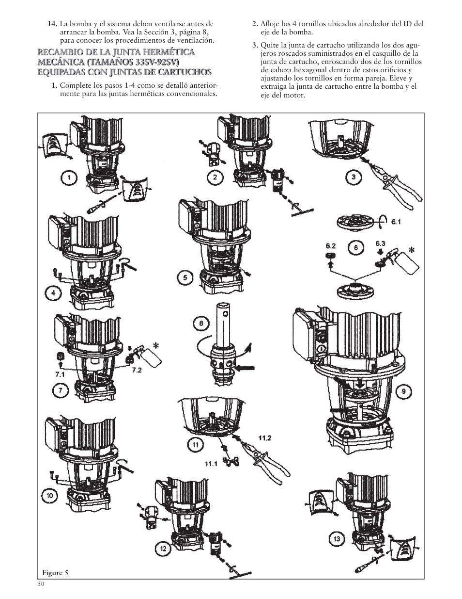 Xylem IM018 R07 G&L SERIES MODEL SSV User Manual | Page 50 / 56