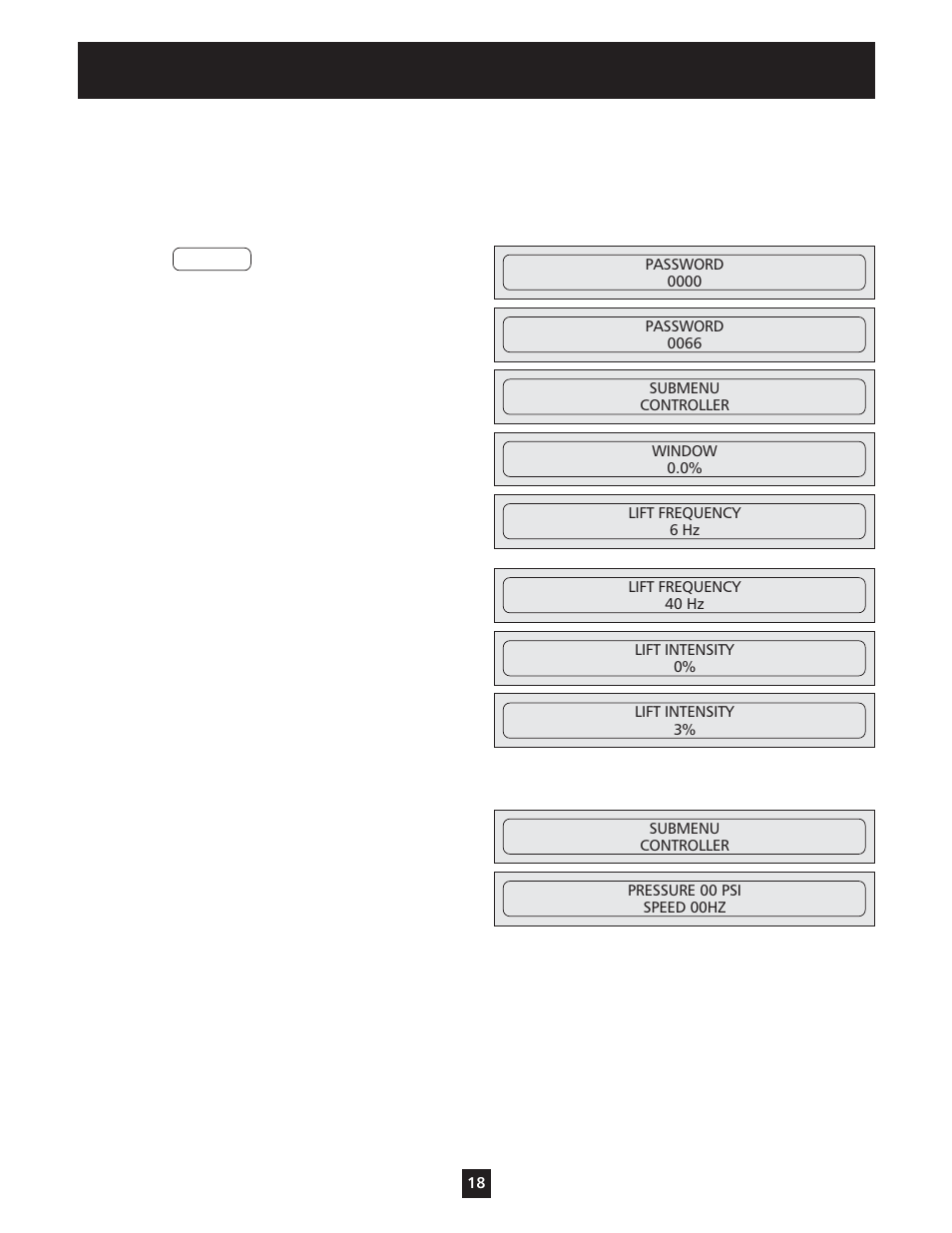 Entering compensation values, Programming | Xylem IM098 AQUAVAR Model 56 Controller User Manual | Page 23 / 48