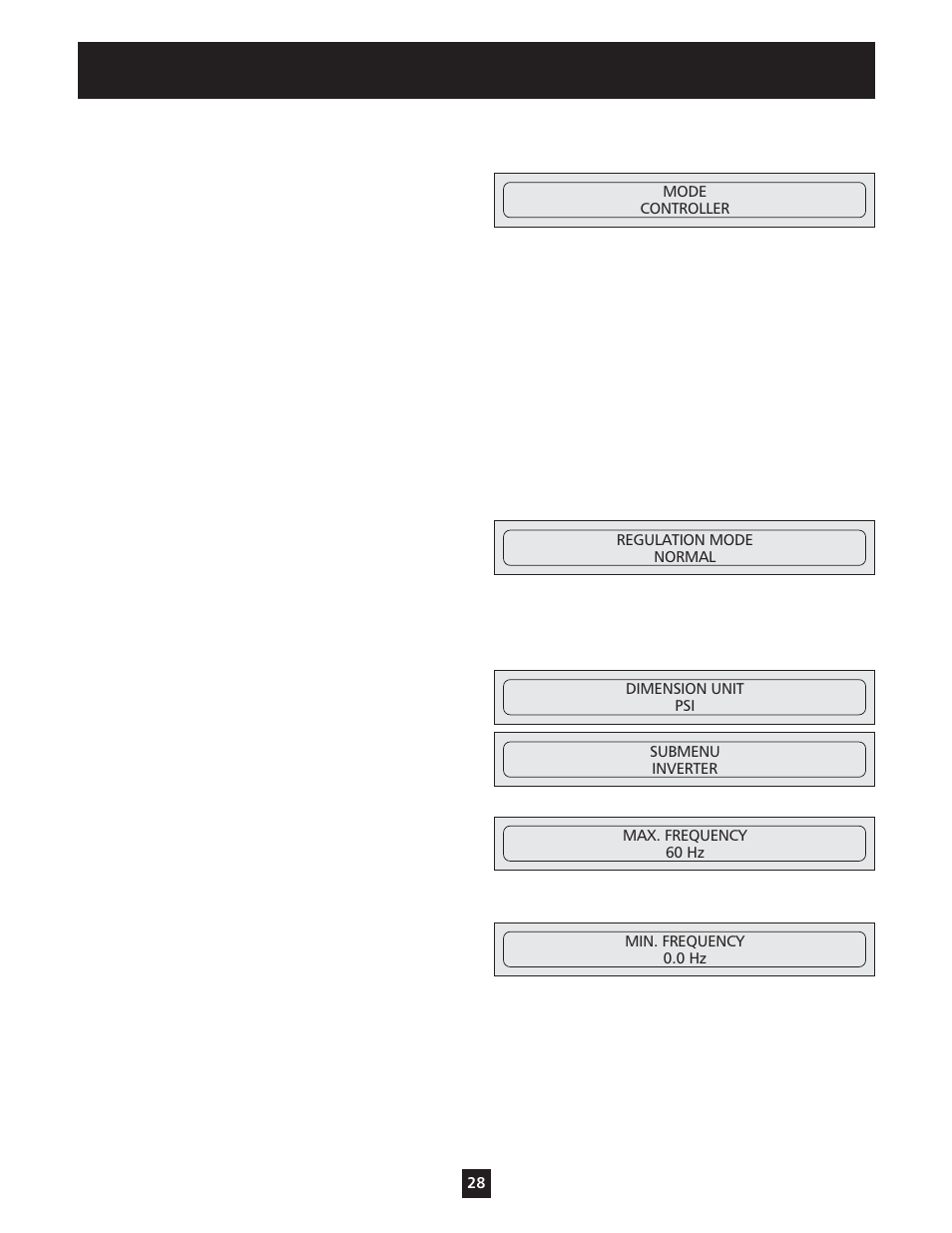 Operator custom features and displays | Xylem IM098 AQUAVAR Model 56 Controller User Manual | Page 33 / 48