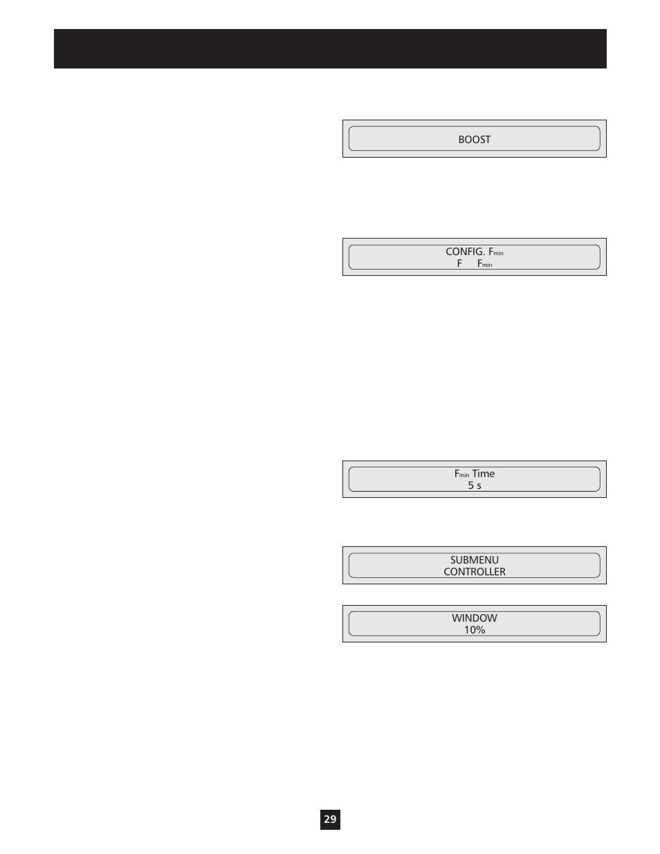 Operator custom features and displays | Xylem IM098 AQUAVAR Model 56 Controller User Manual | Page 34 / 48