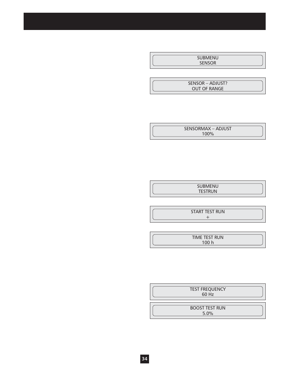 Operator custom features and displays | Xylem IM098 AQUAVAR Model 56 Controller User Manual | Page 39 / 48
