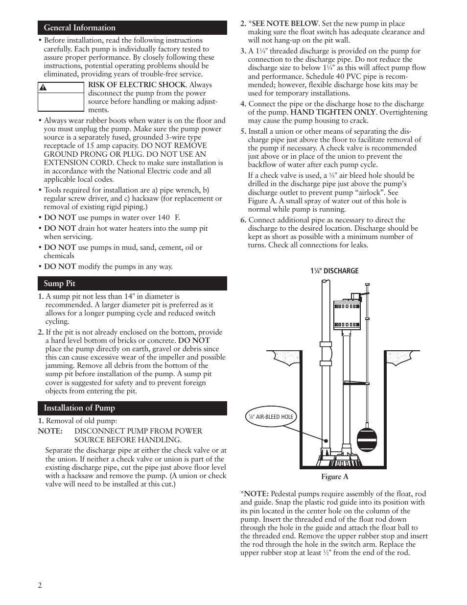 Xylem IM109 CVP03 PVP03 User Manual | Page 2 / 12