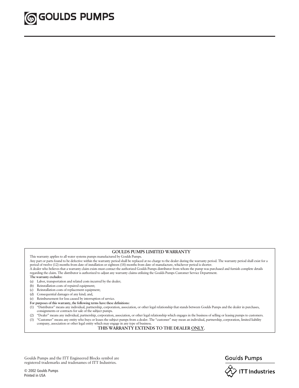 Xylem IM109 CVP03 PVP03 User Manual | Page 4 / 12