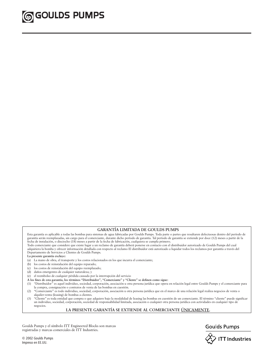 Xylem IM109 CVP03 PVP03 User Manual | Page 8 / 12
