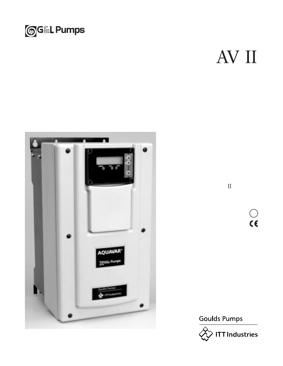 Xylem IM131R01 AQUAVAR AV II User Manual | 92 pages