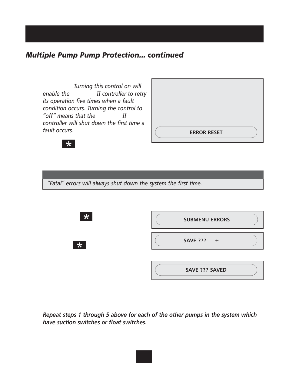 Programming, Instructions, Screen | Returning to normal operation | Xylem IM131R01 AQUAVAR AV II User Manual | Page 61 / 92