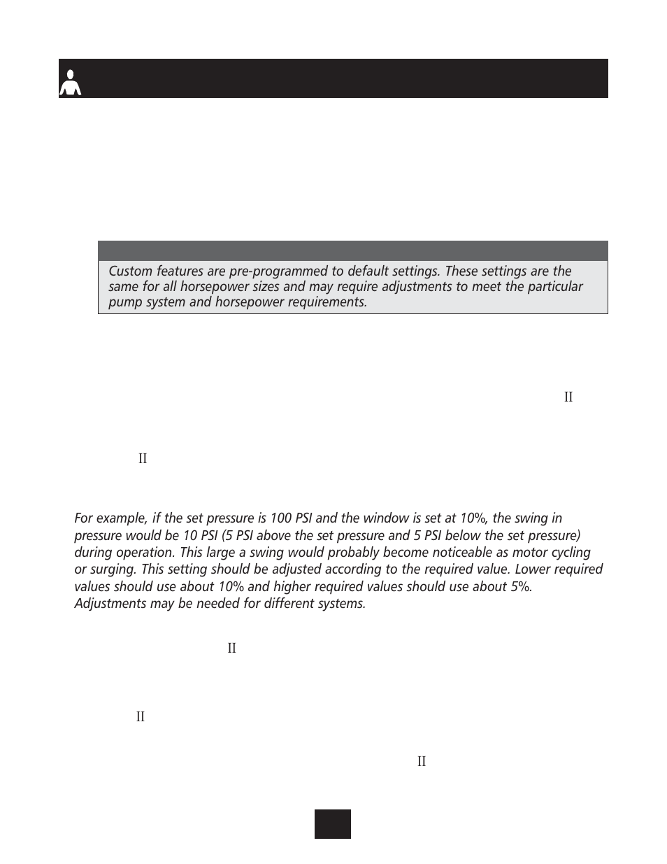 Operator custom features and displays | Xylem IM131R01 AQUAVAR AV II User Manual | Page 62 / 92